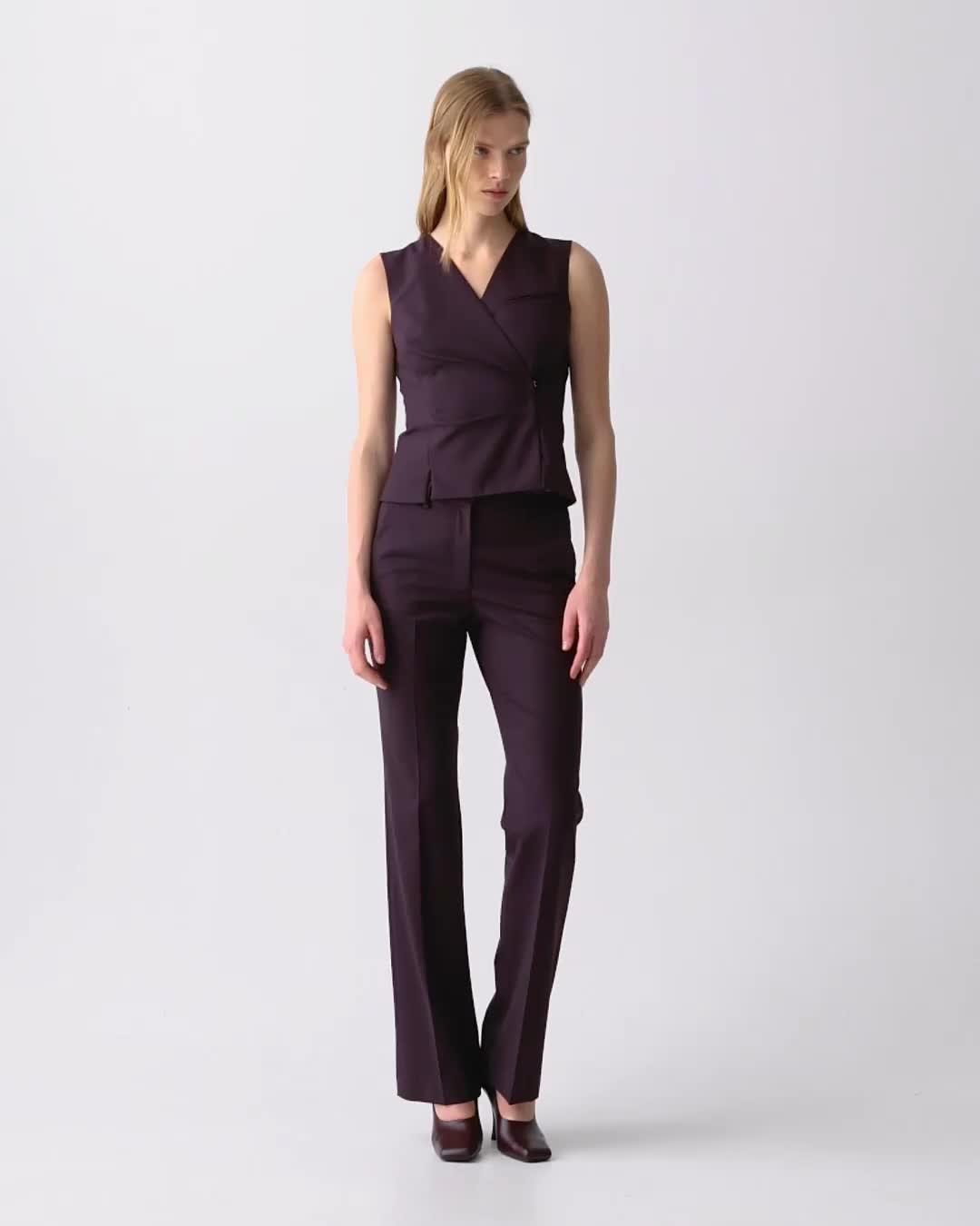 Wrap Vest in Good Wool - 8