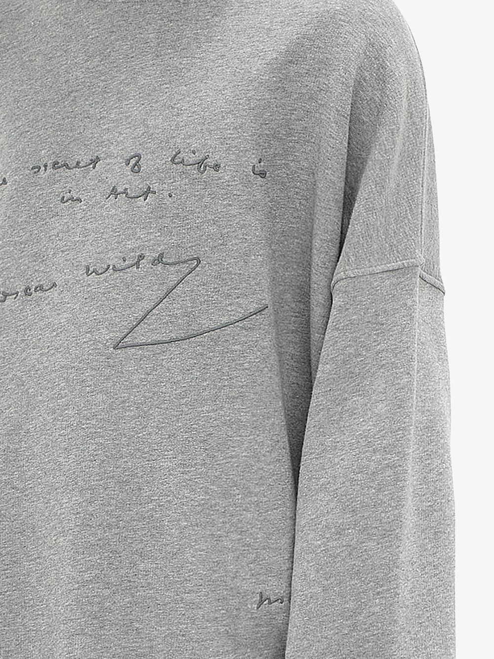 Oscar Wilde quote print sweatshirt - 5