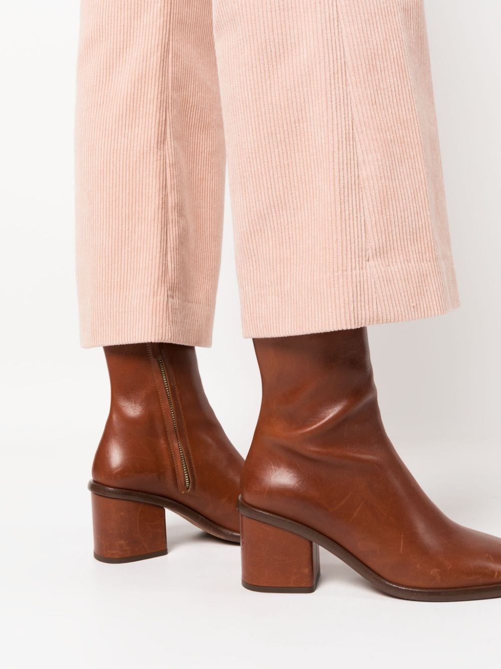 cropped corduroy trousers - 5
