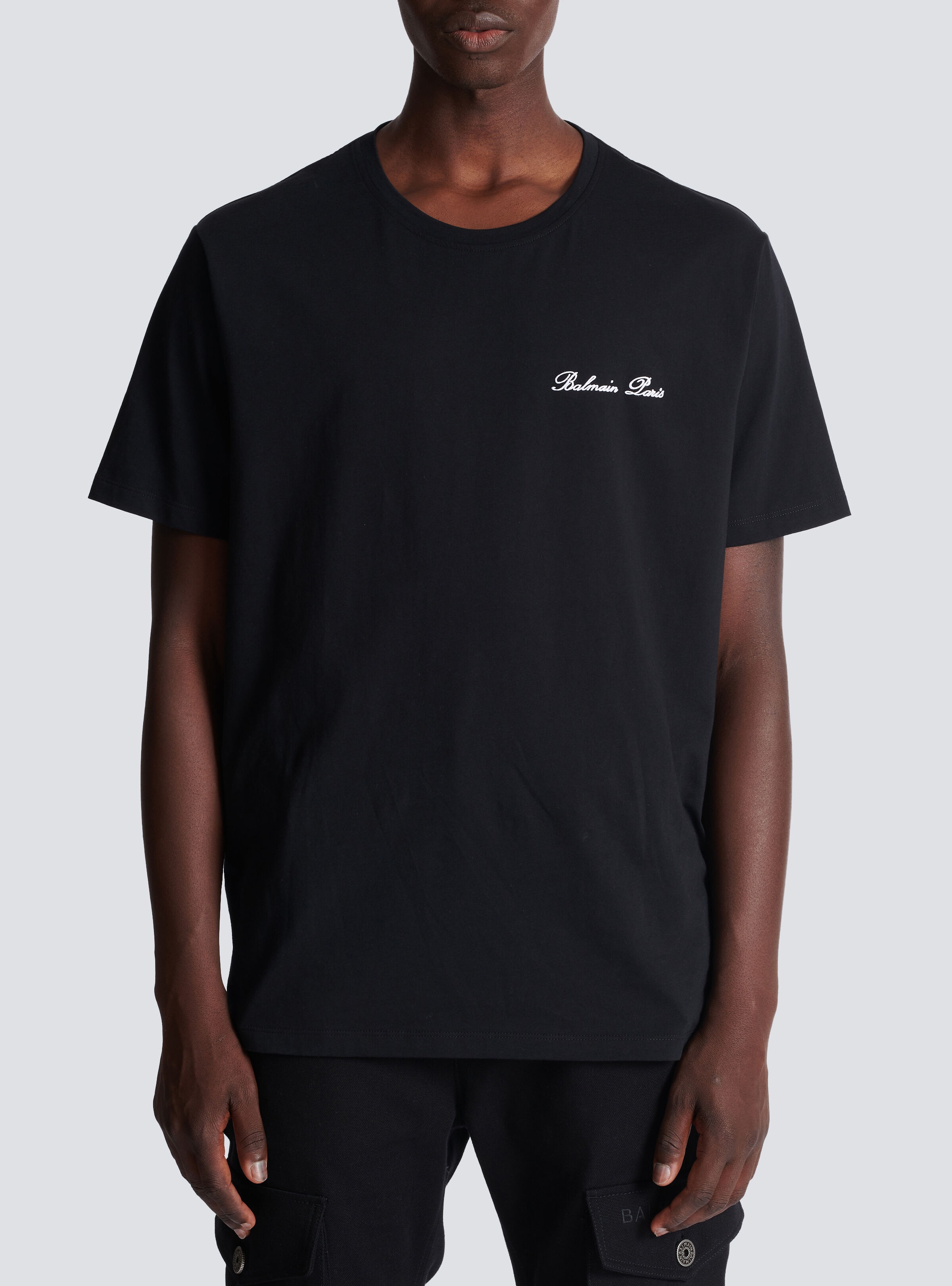 Balmain signature T-shirt - 5