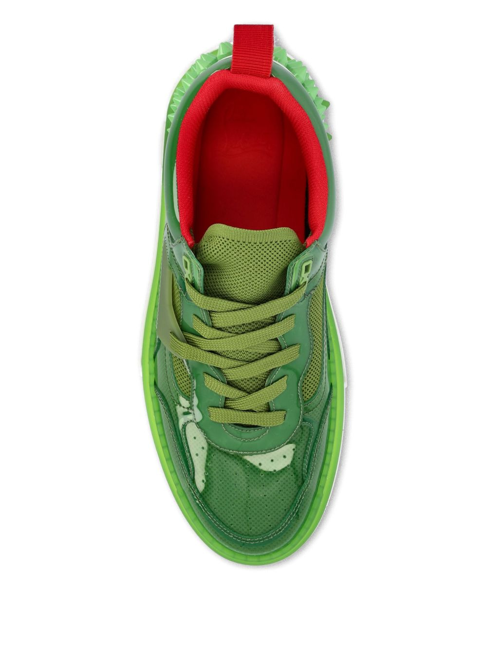 Astrocool spike-detail leather sneakers - 3