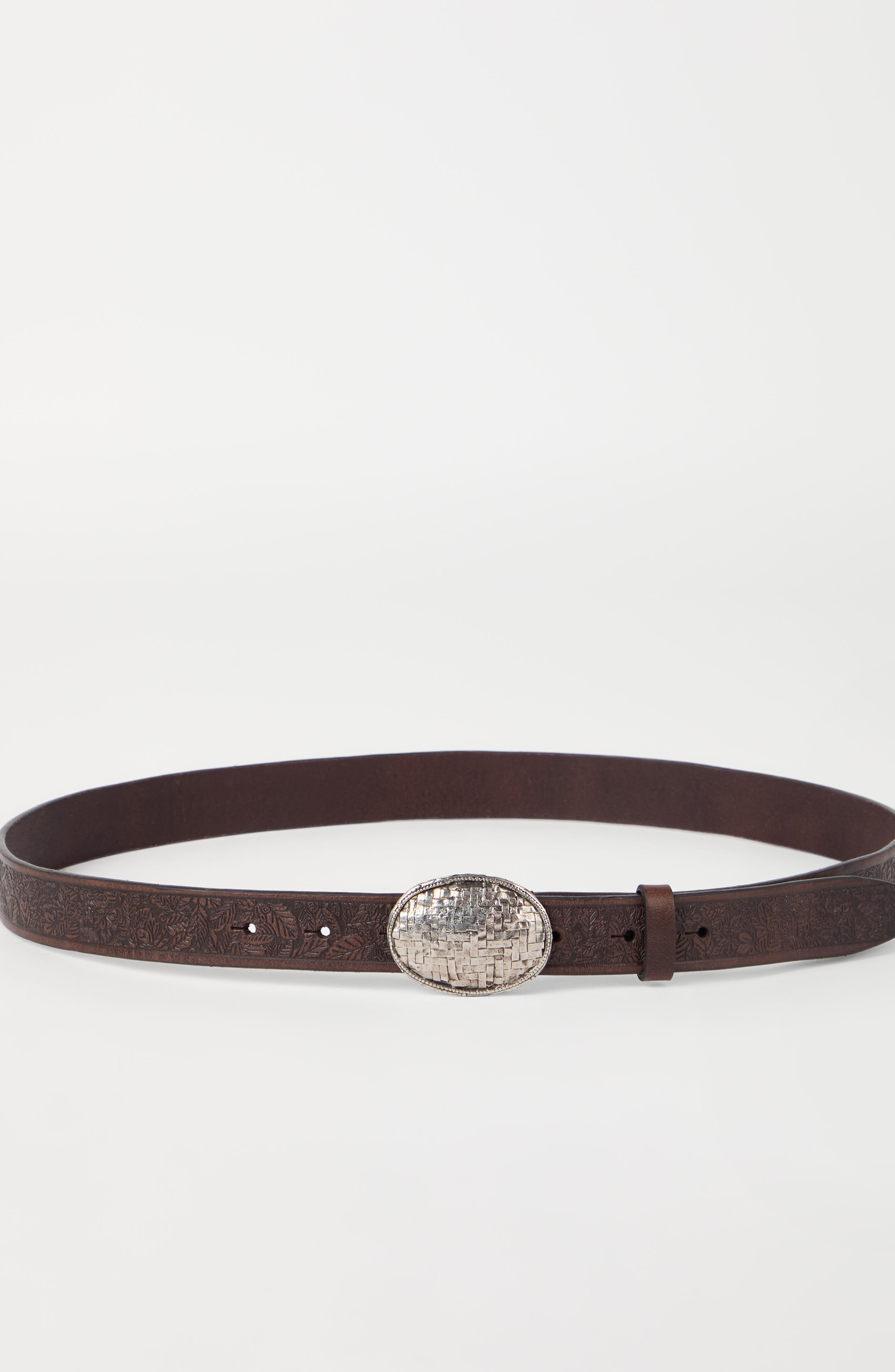 Brunello Cucinelli Calfskin belt in Ebony at Nordstrom - 2