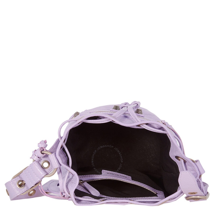 BalenciagaLe Cagole Xs Bucket Bag In Light Purple - 4