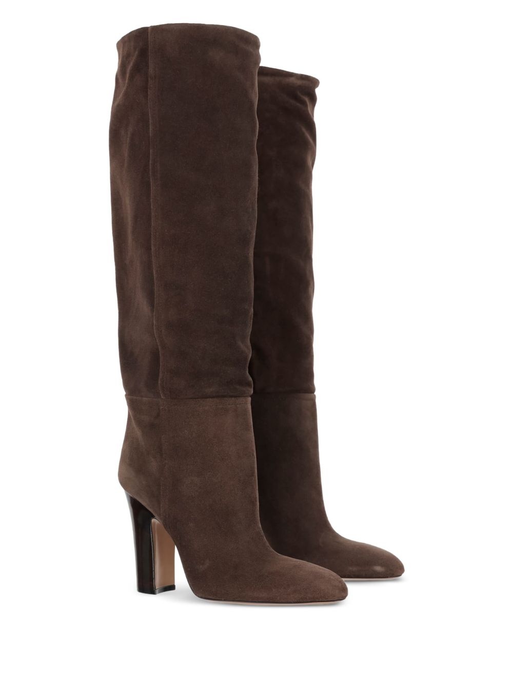 100mm Lavinia suede pointed-toe knee-high boots - 2