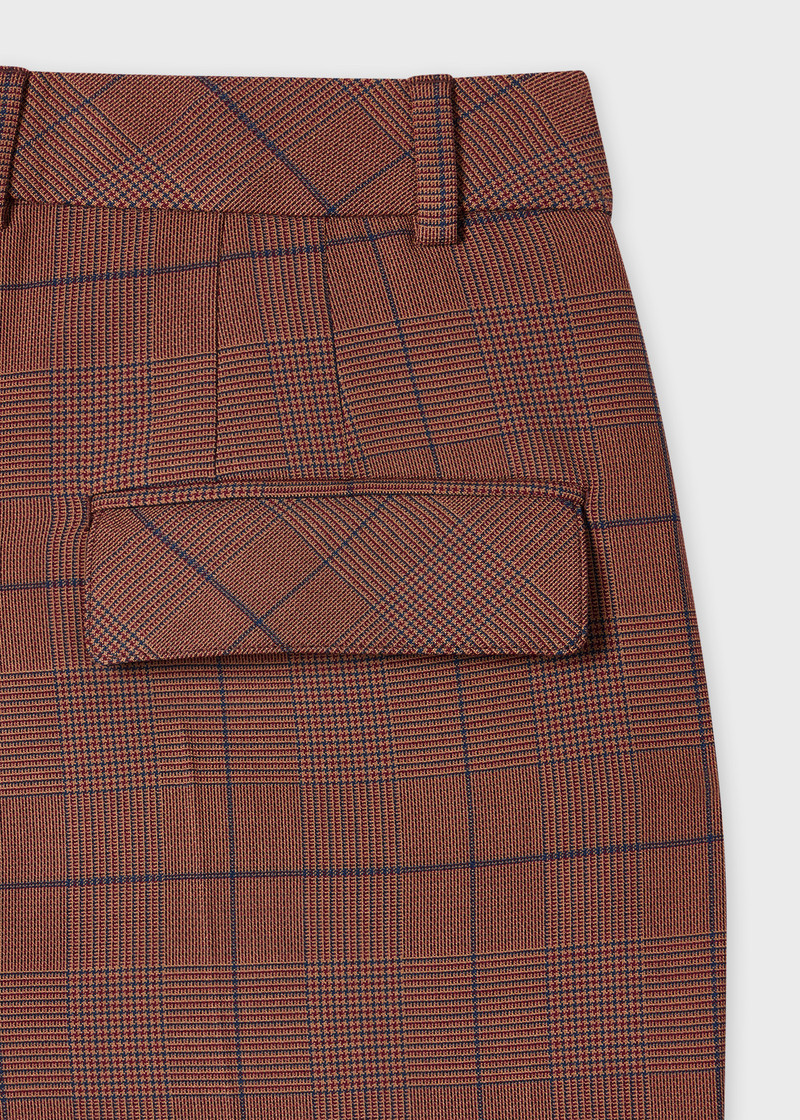 Women's Brown Check Suit 6