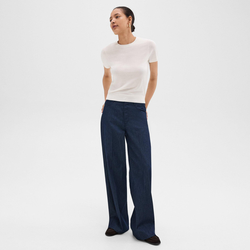 Straight-Leg 5-Pocket Pant in Denim 2