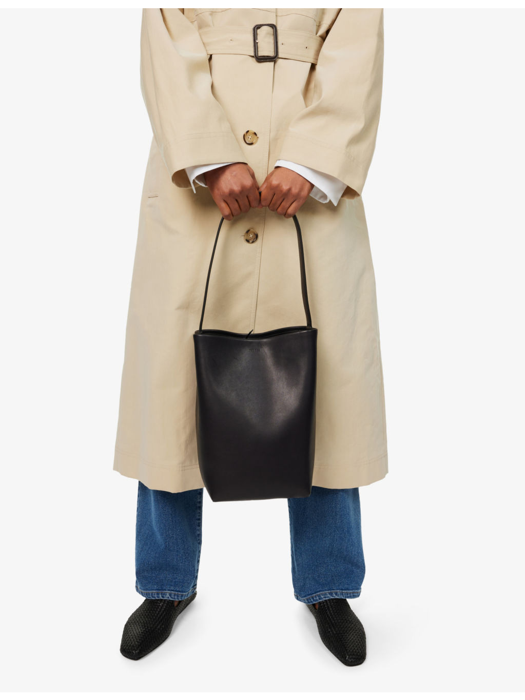 N/S Park medium leather tote bag - 3