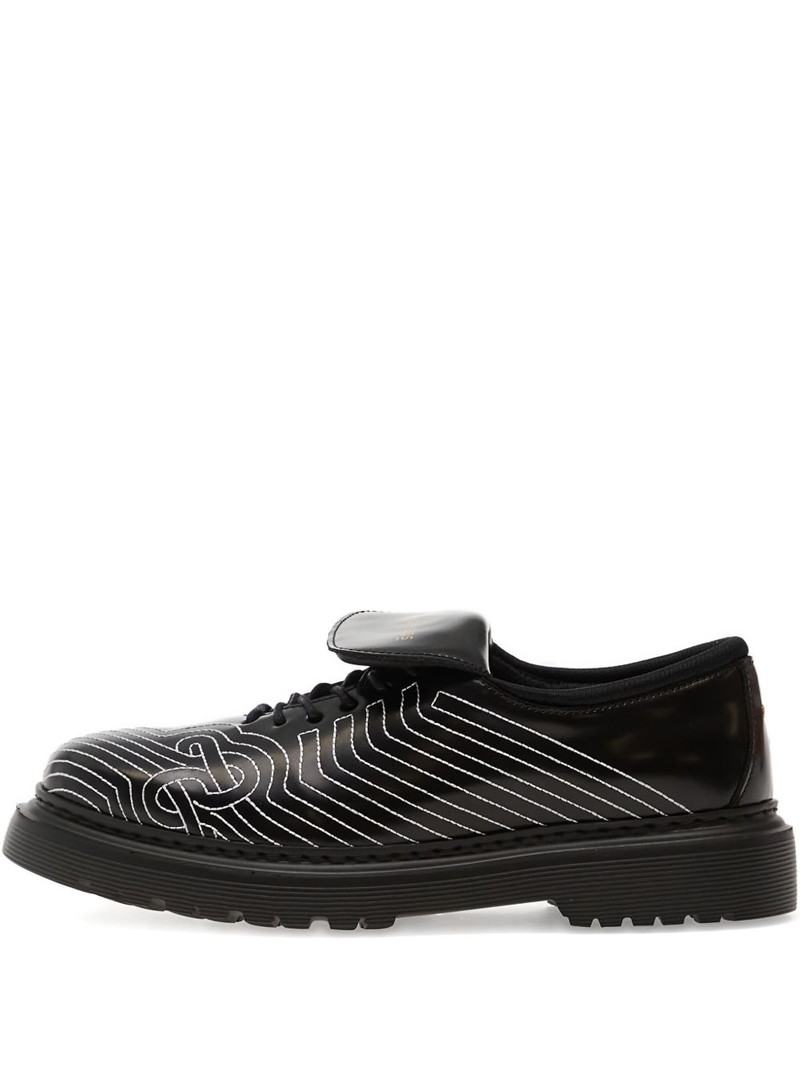 topstitched derby shoes 1