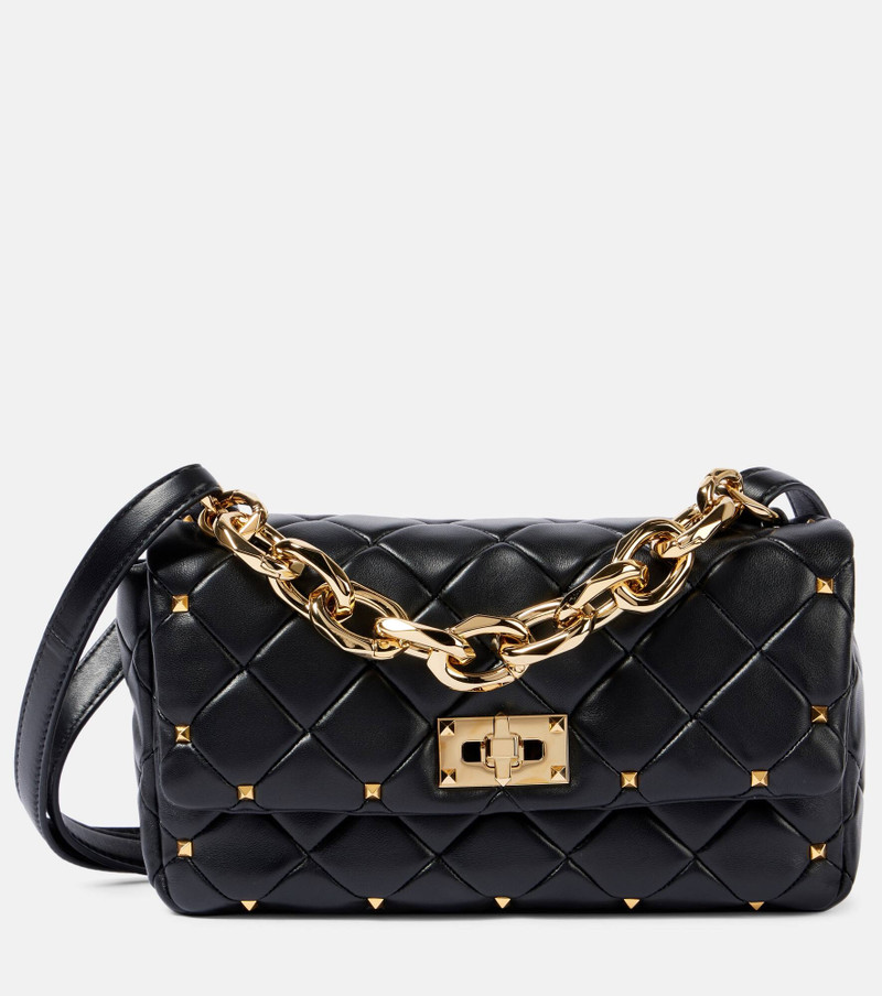 Rockstud Spike Small leather shoulder bag 1