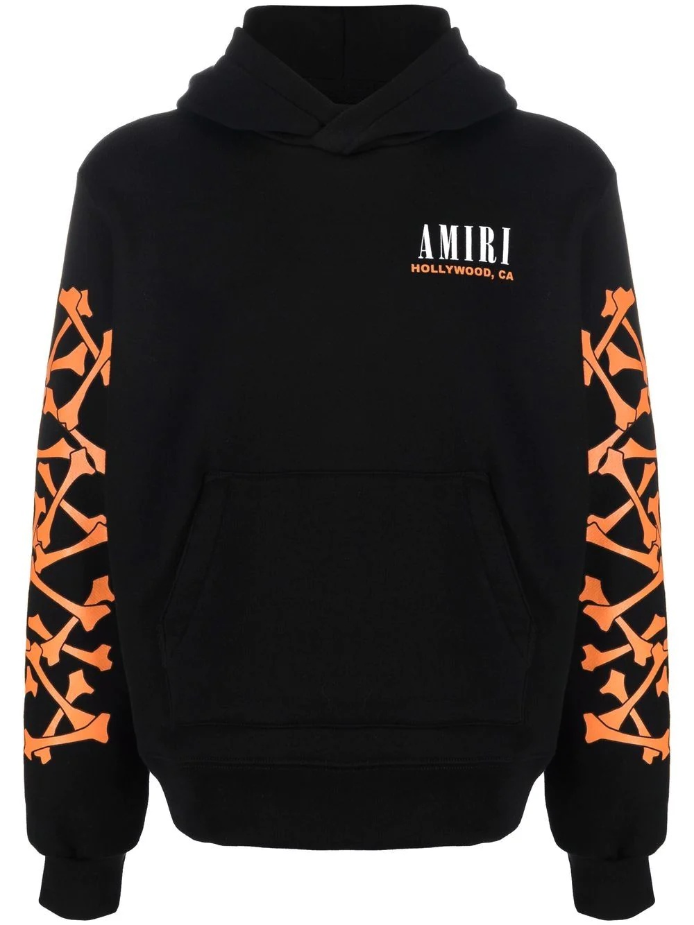 Bones logo-print hoodie - 1