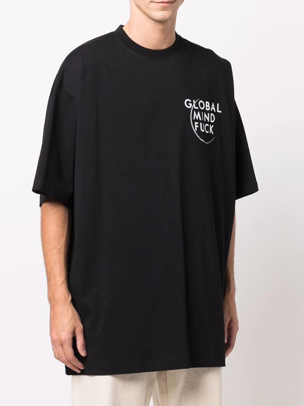 Global Mind-print cotton T-shirt - 5