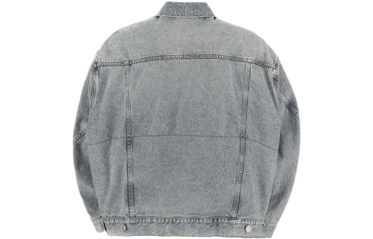 Balenciaga Twisted Sleeve Denim Jacket 'Blue Skies' 706654TDW144824 - 2