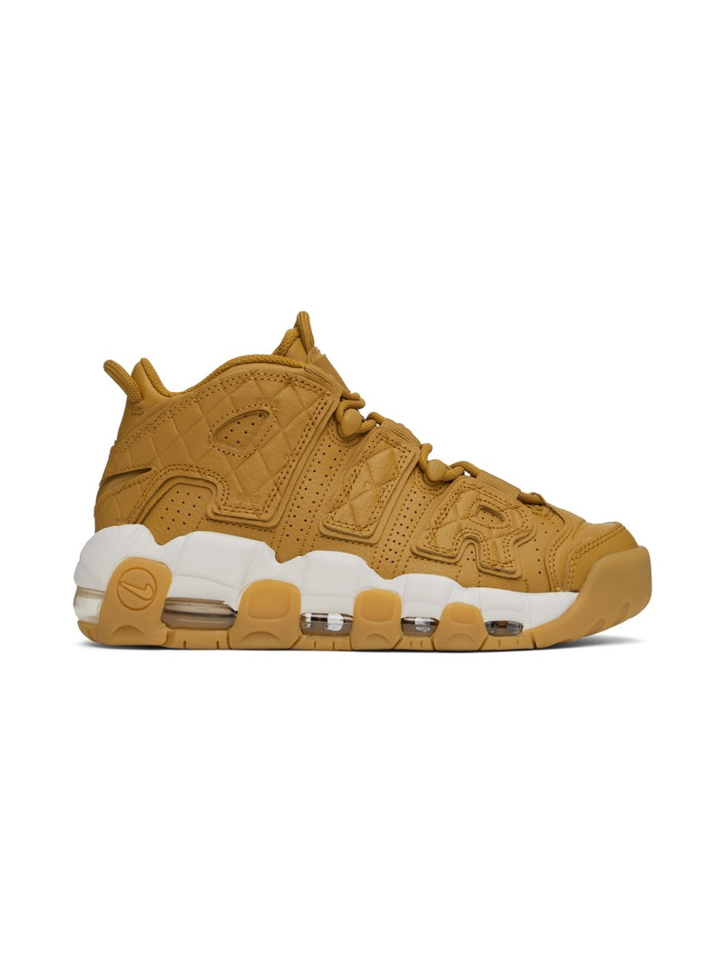 Tan Air More Uptempo High Sneakers - 1