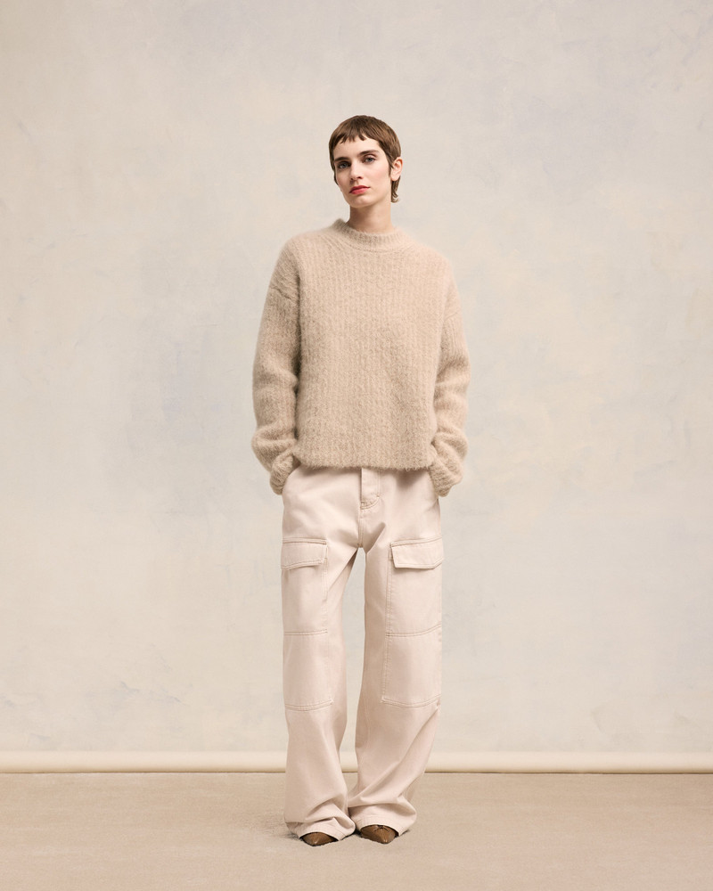 AMI Paris ALPACA MOHAIR RIBBED SWEATER outlook