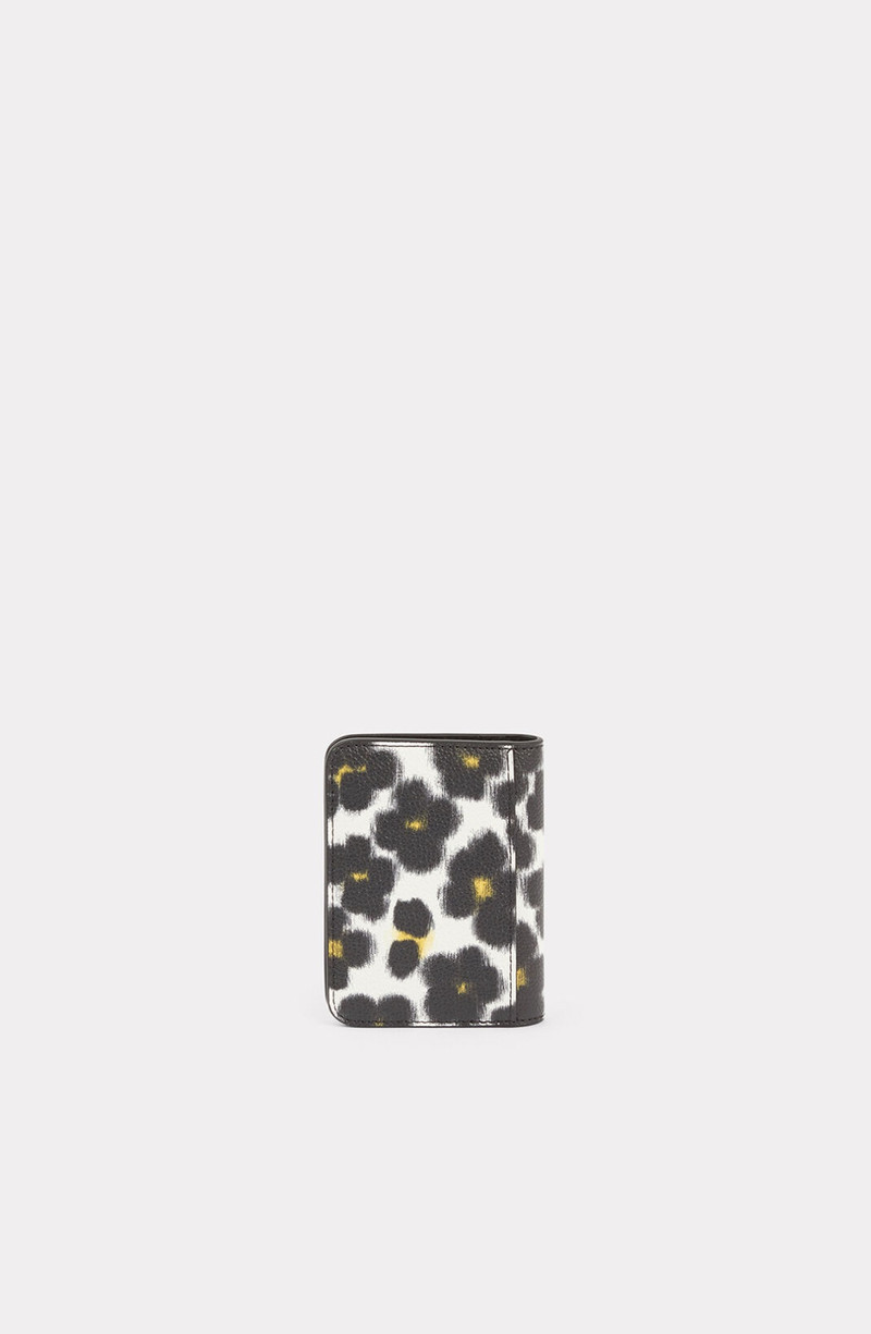 KENZO 'Hana Leopard' bifold wallet outlook