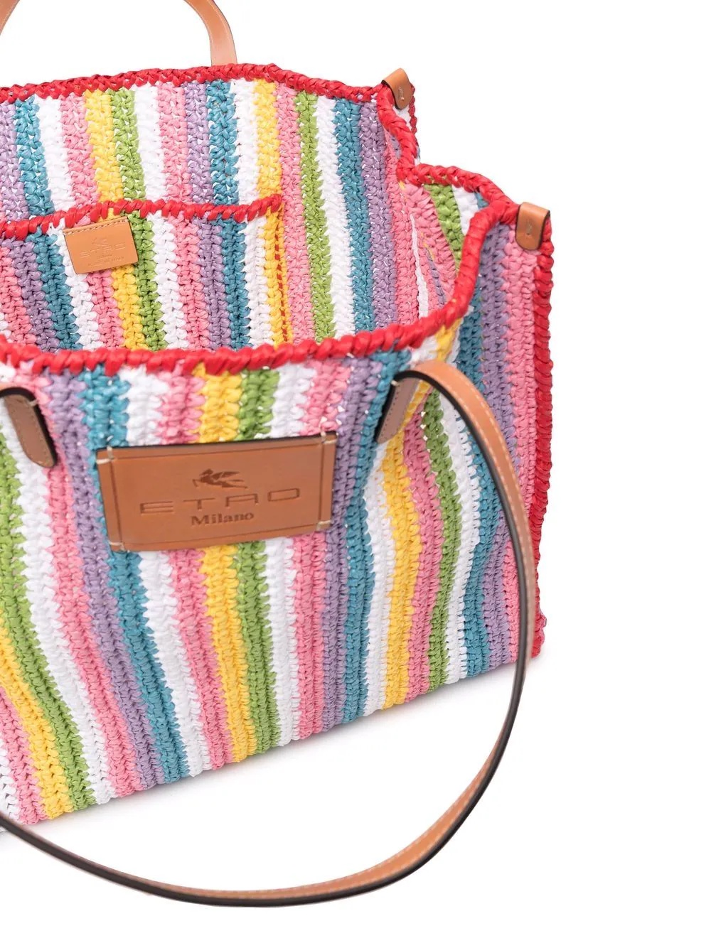 woven stripe tote - 5