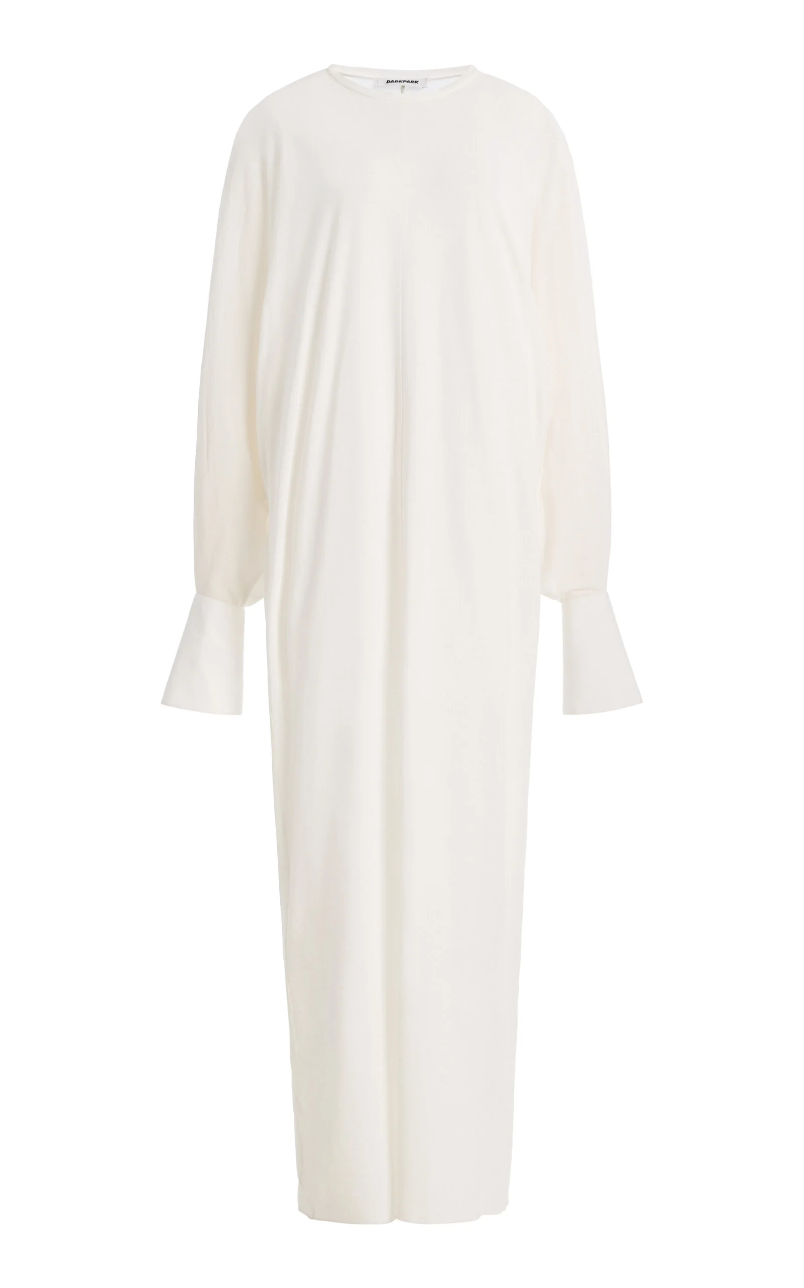 Frida Cuffed Cotton-Jersey Maxi Dress white - 1