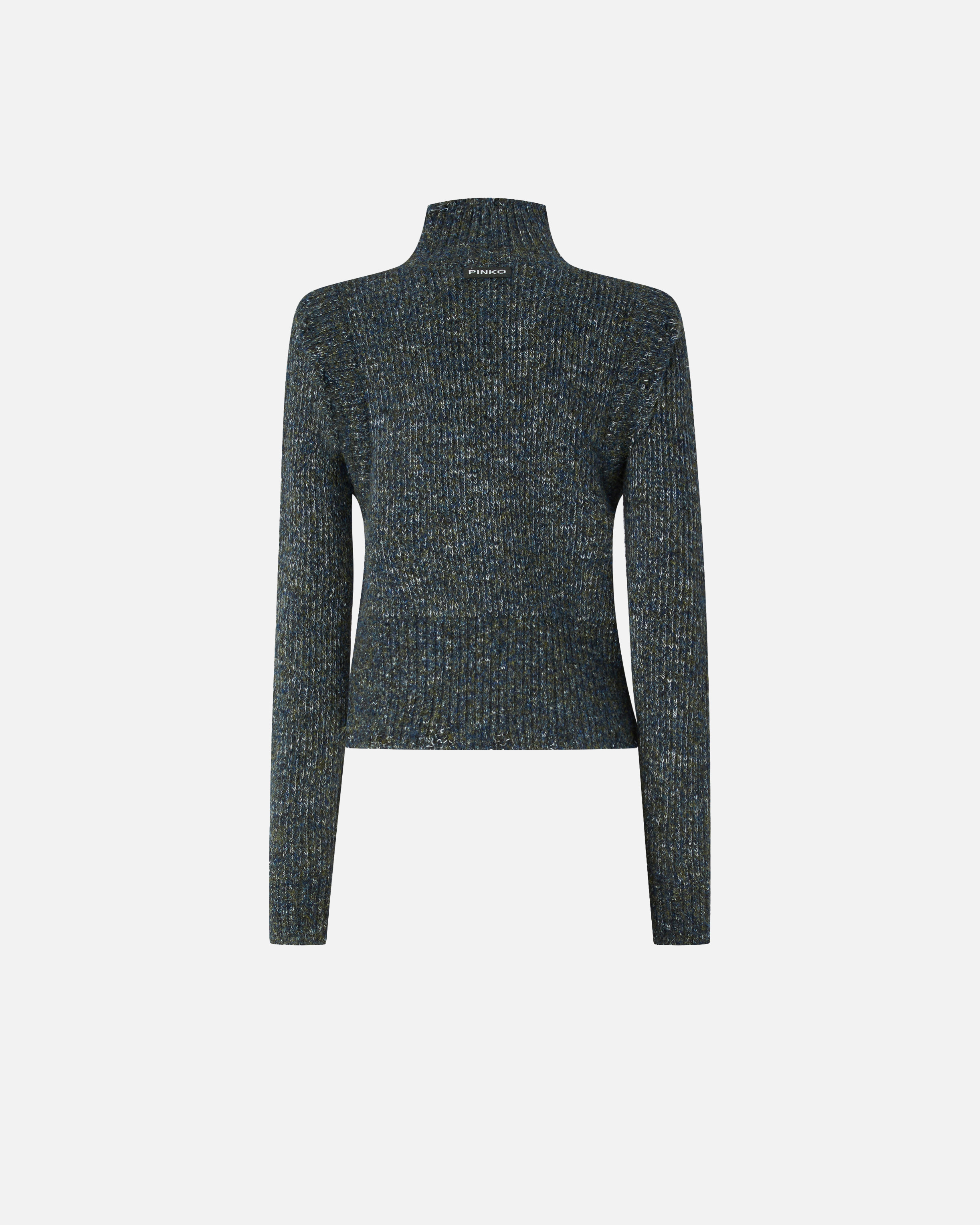 KNIT TURTLENECK WITH CABLE STITCH - 2