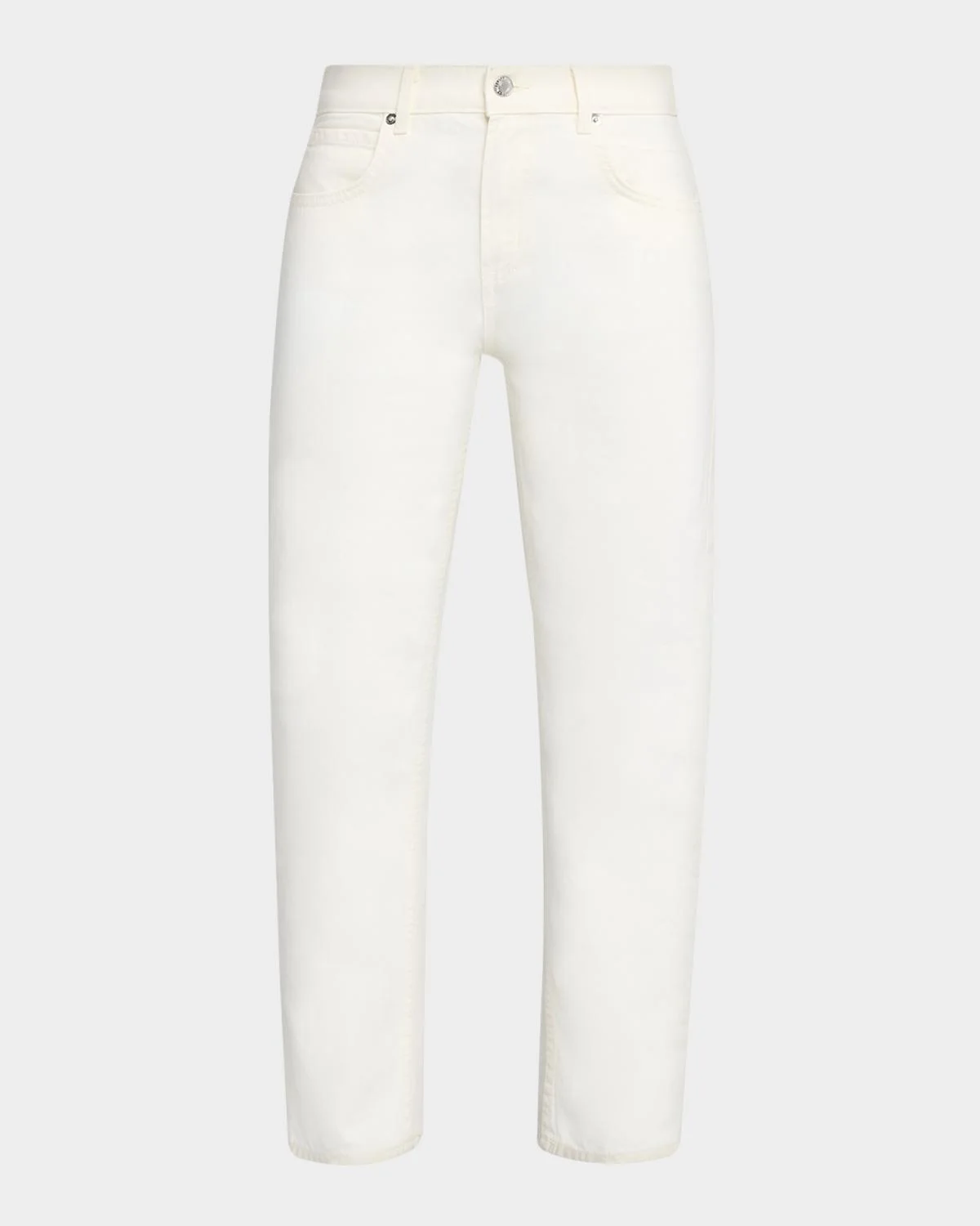 Lorimer Low-Rise Straight-Leg Crop Jeans - 1