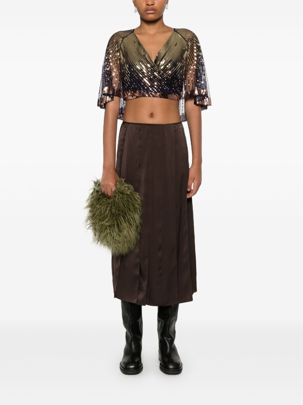 sequin embellished blouse - 2