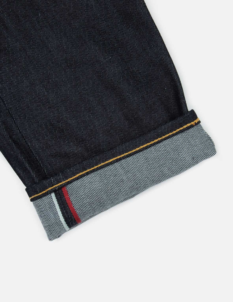 SEAGULL EMBOSSED PRINTED CARROT FIT DENIM JEANS #2017 9