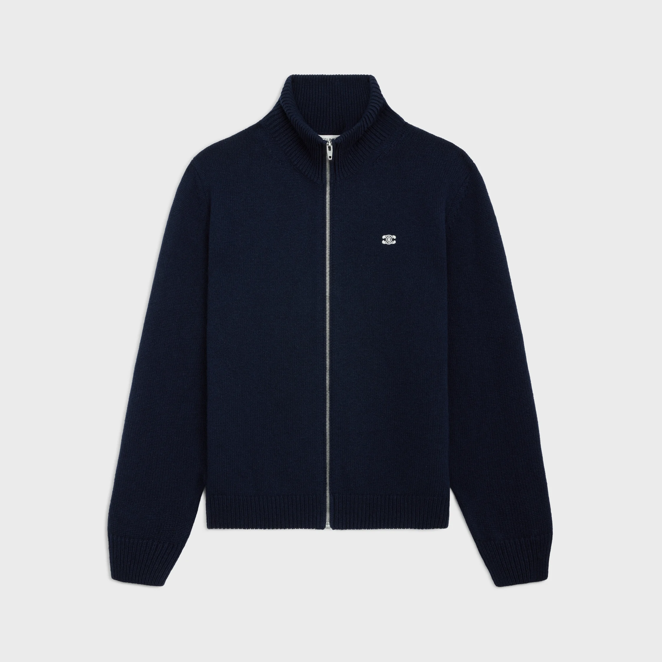 triomphe trucker sweater in wool cashmere - 1