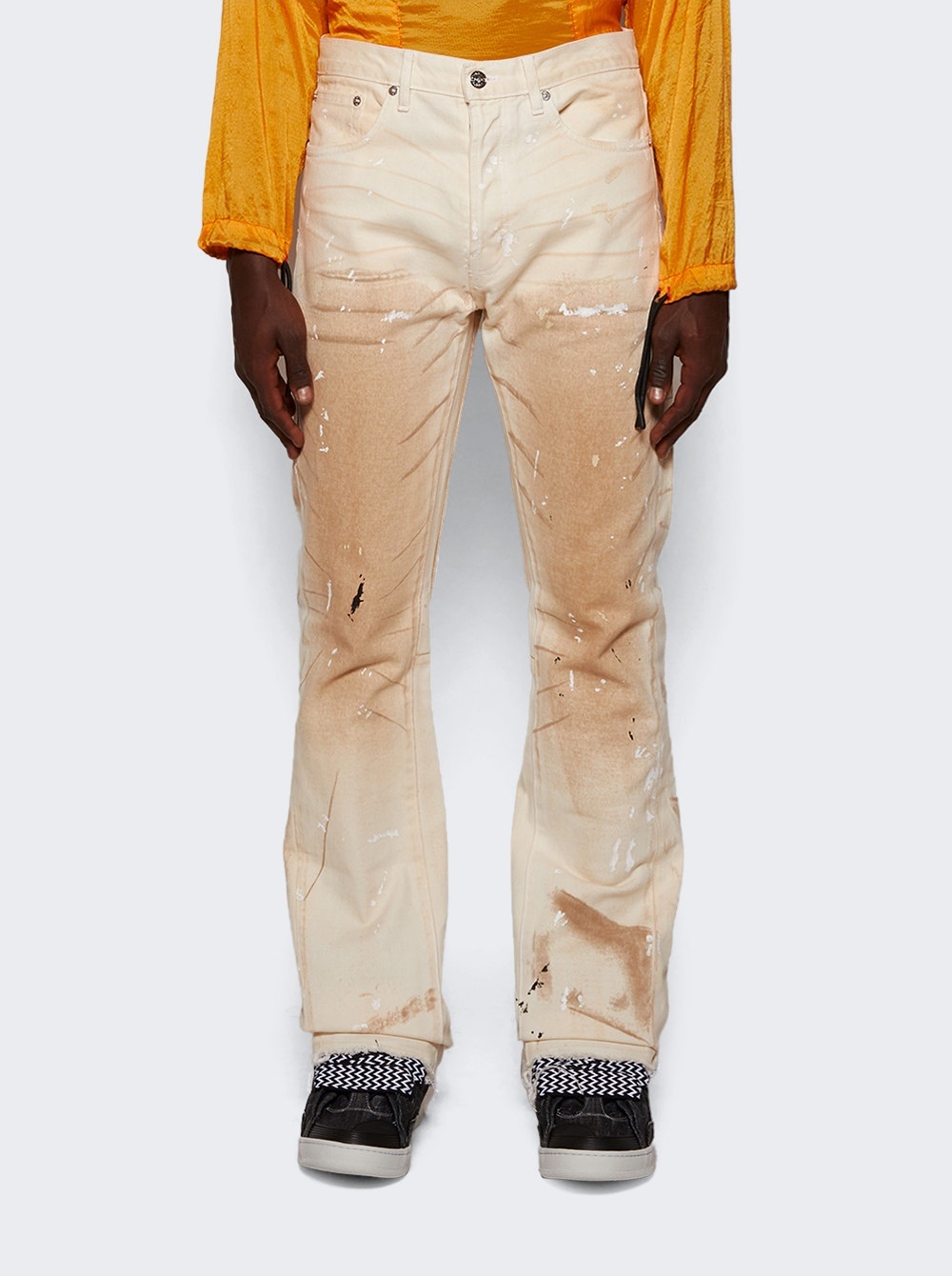 Brisko La Flare Jeans Antique White - 3