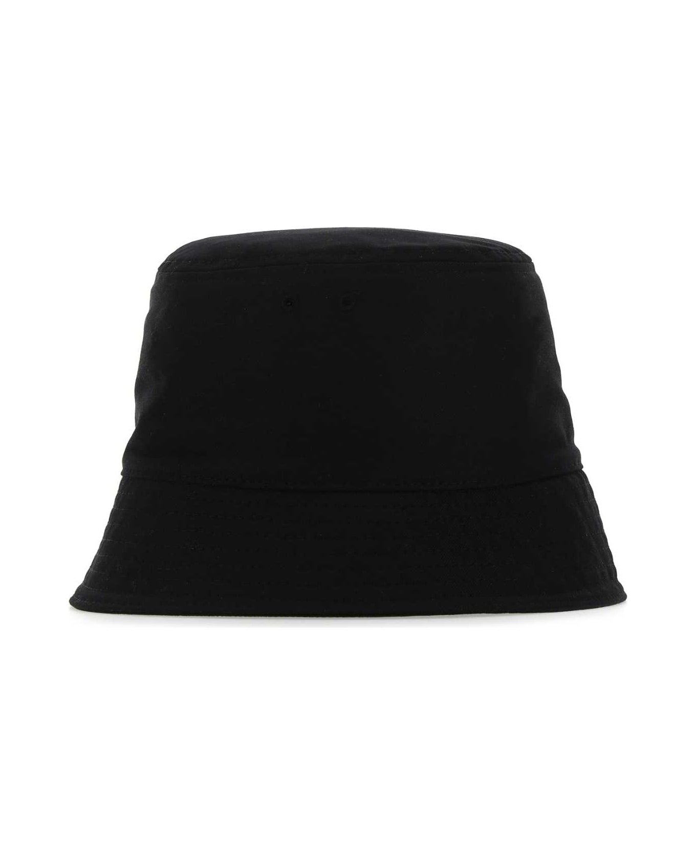 Black Cotton Hat - 2