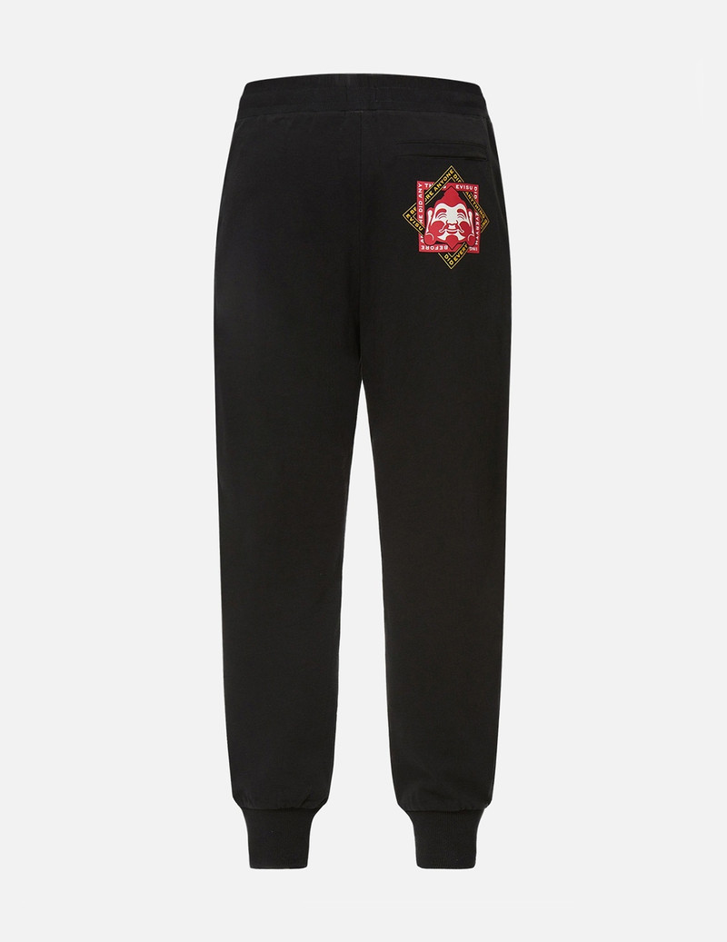 EVISU GODHEAD PRINT SWEATPANTS outlook