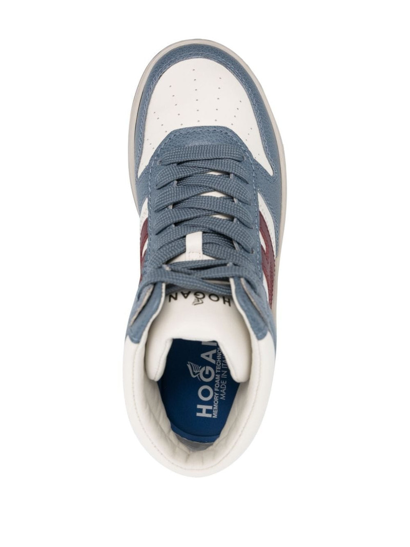 H630 panelled high-top sneakers 4