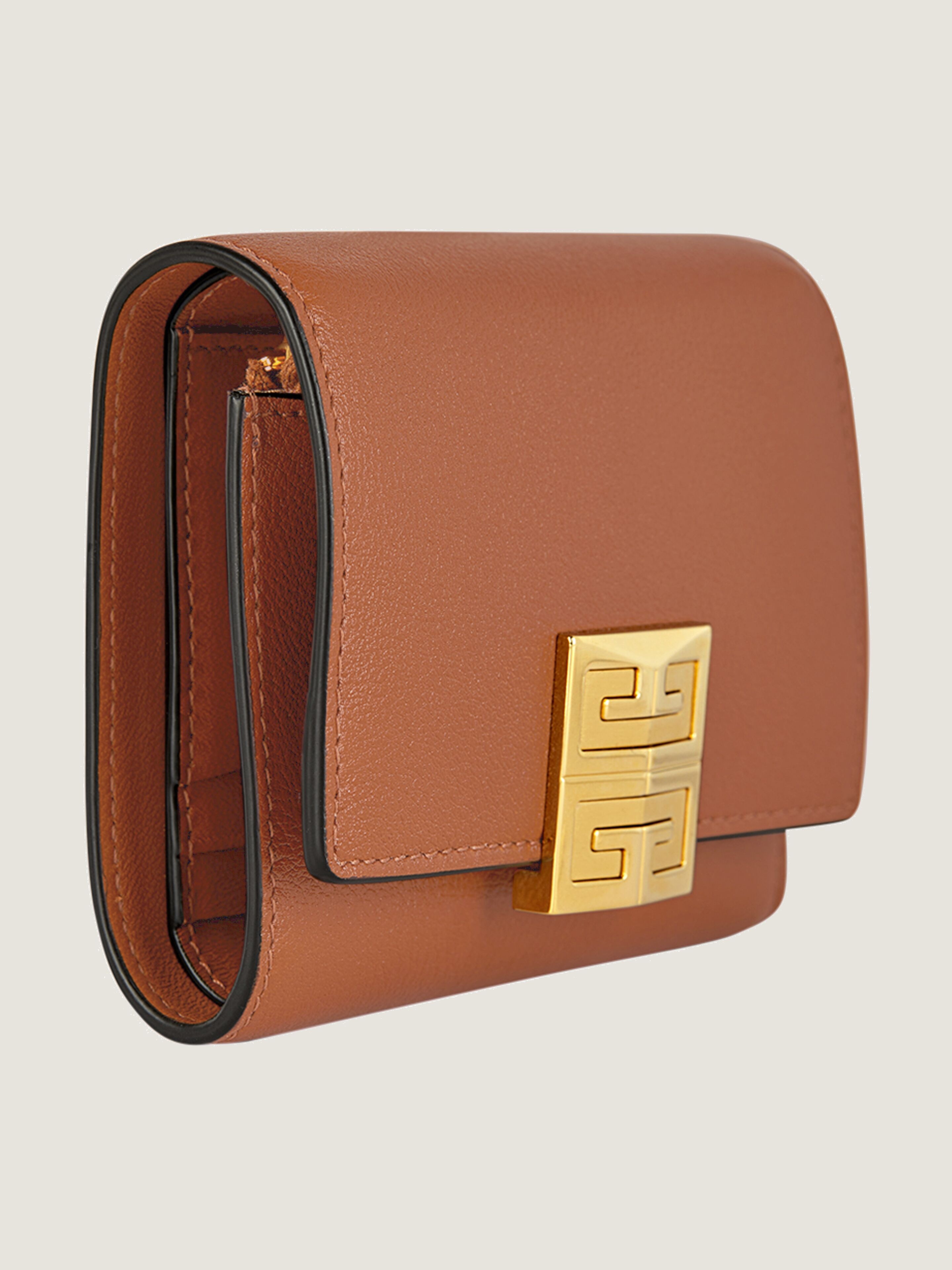 4G WALLET IN GRAINED LEATHER - 4