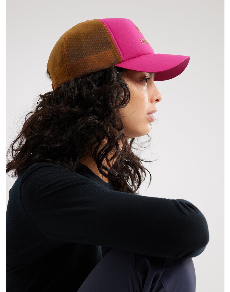 Bird Word Trucker Curved Hat 6