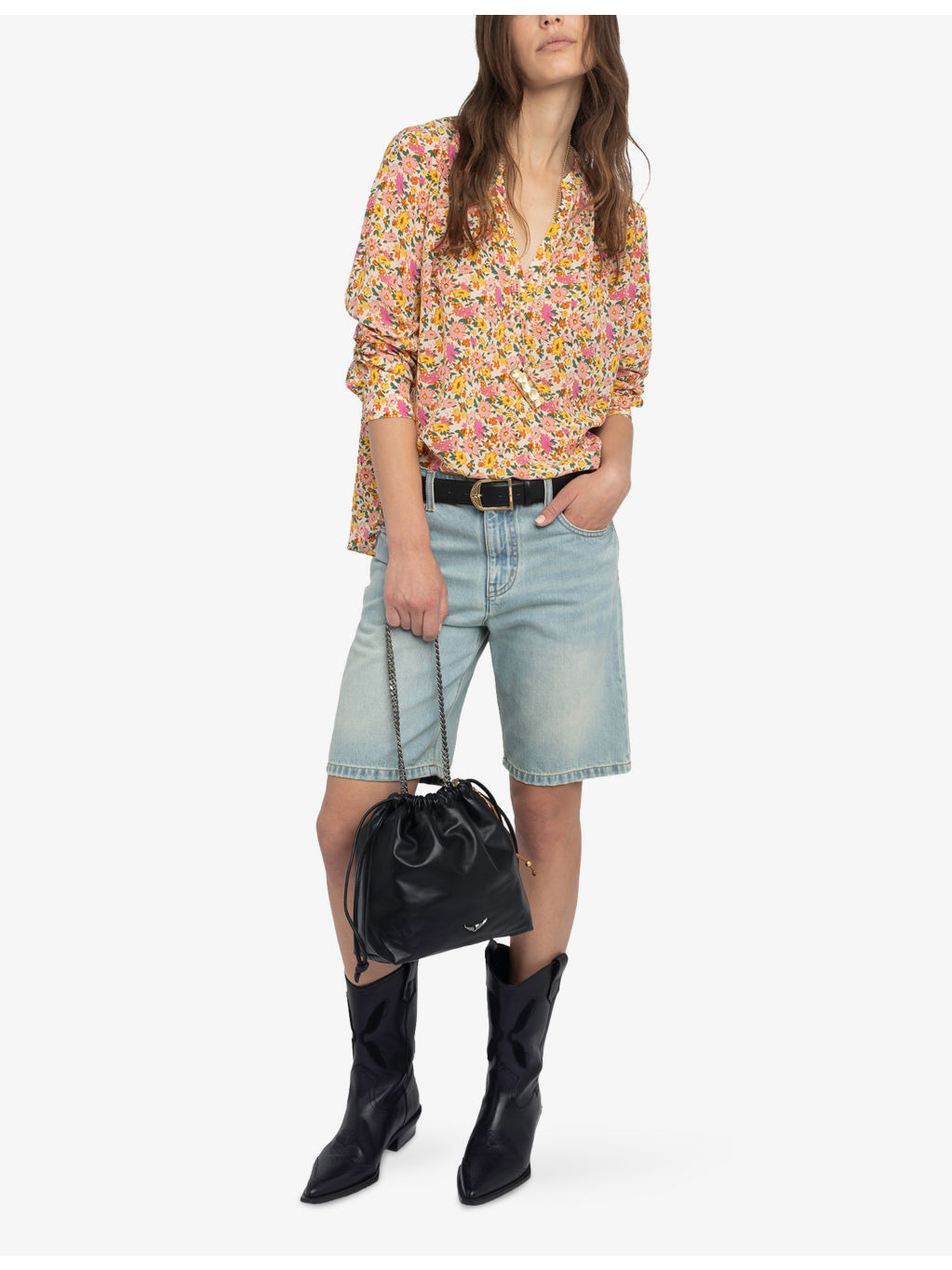 Tink Floral-Print Woven Top - 2