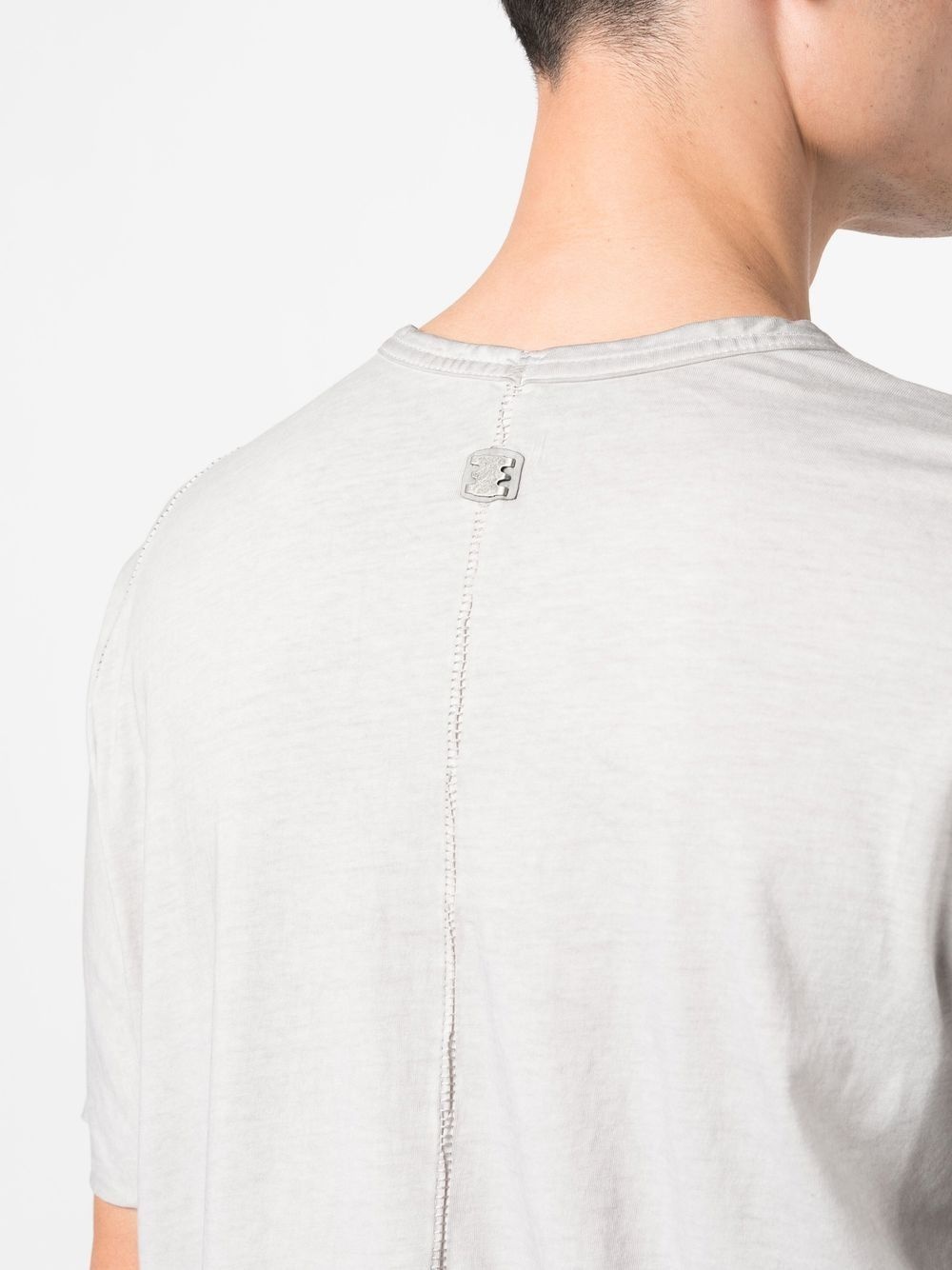 logo-plaque organic-cotton T-shirt - 5