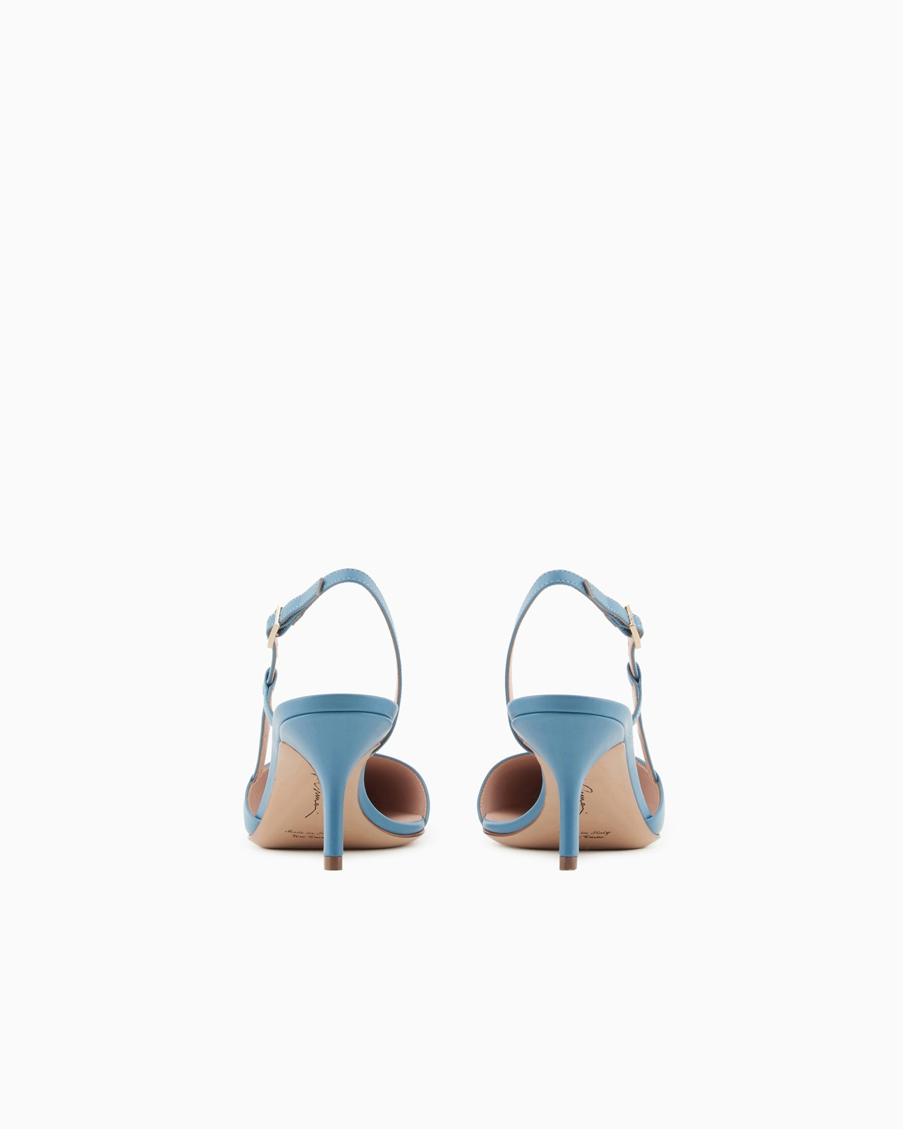 Leather slingbacks - 4