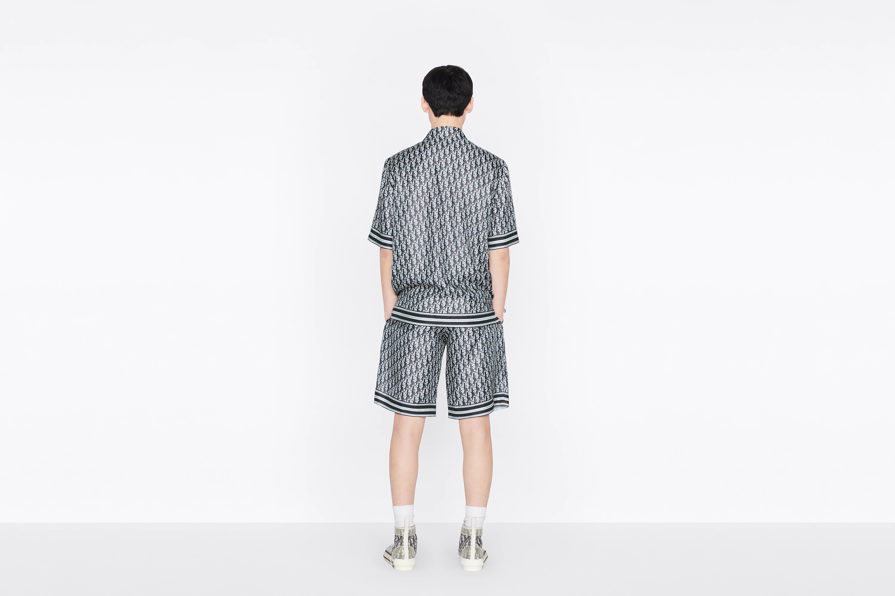 Dior Oblique Pixel Bermuda Shorts - 7