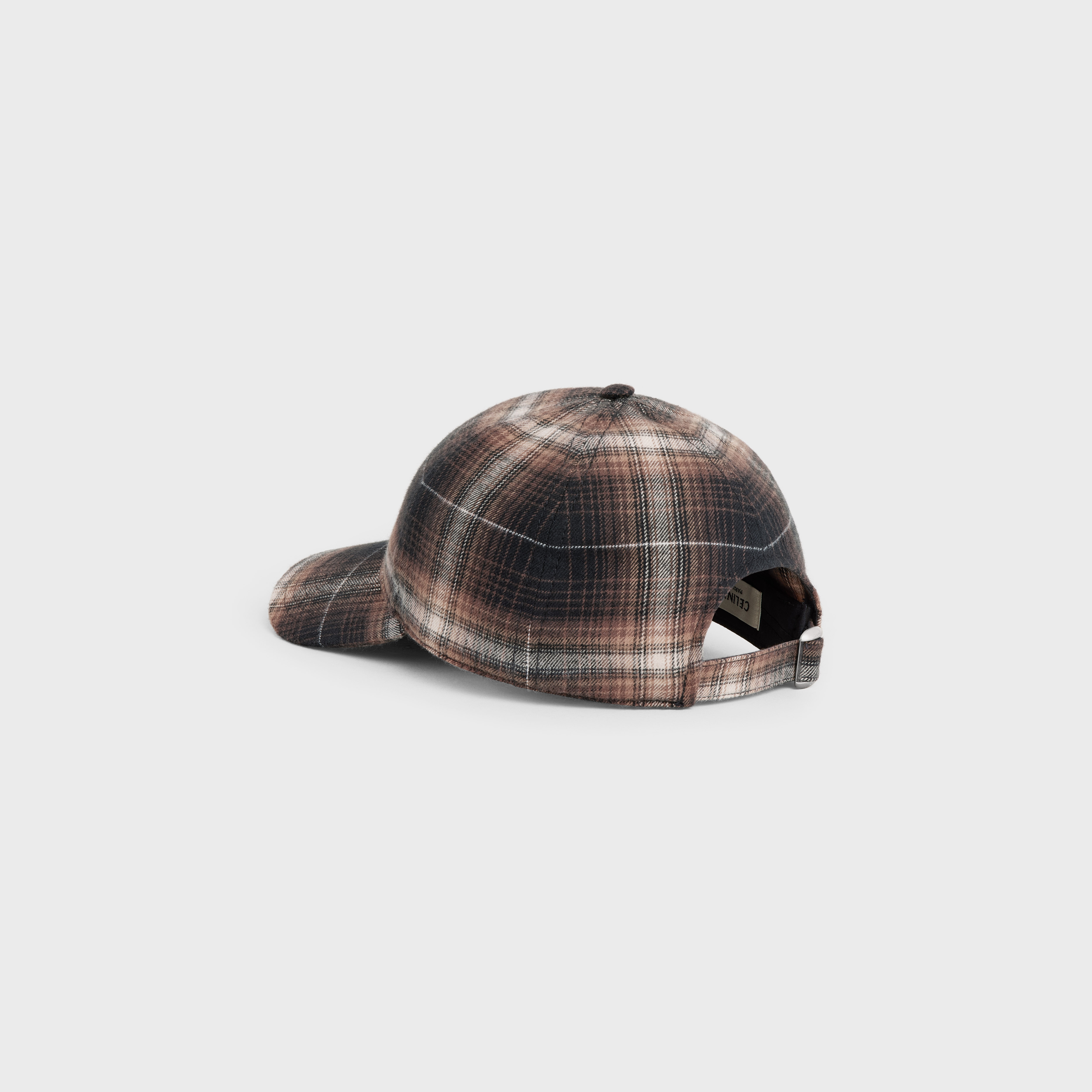 Initial cap in checked cotton - 4