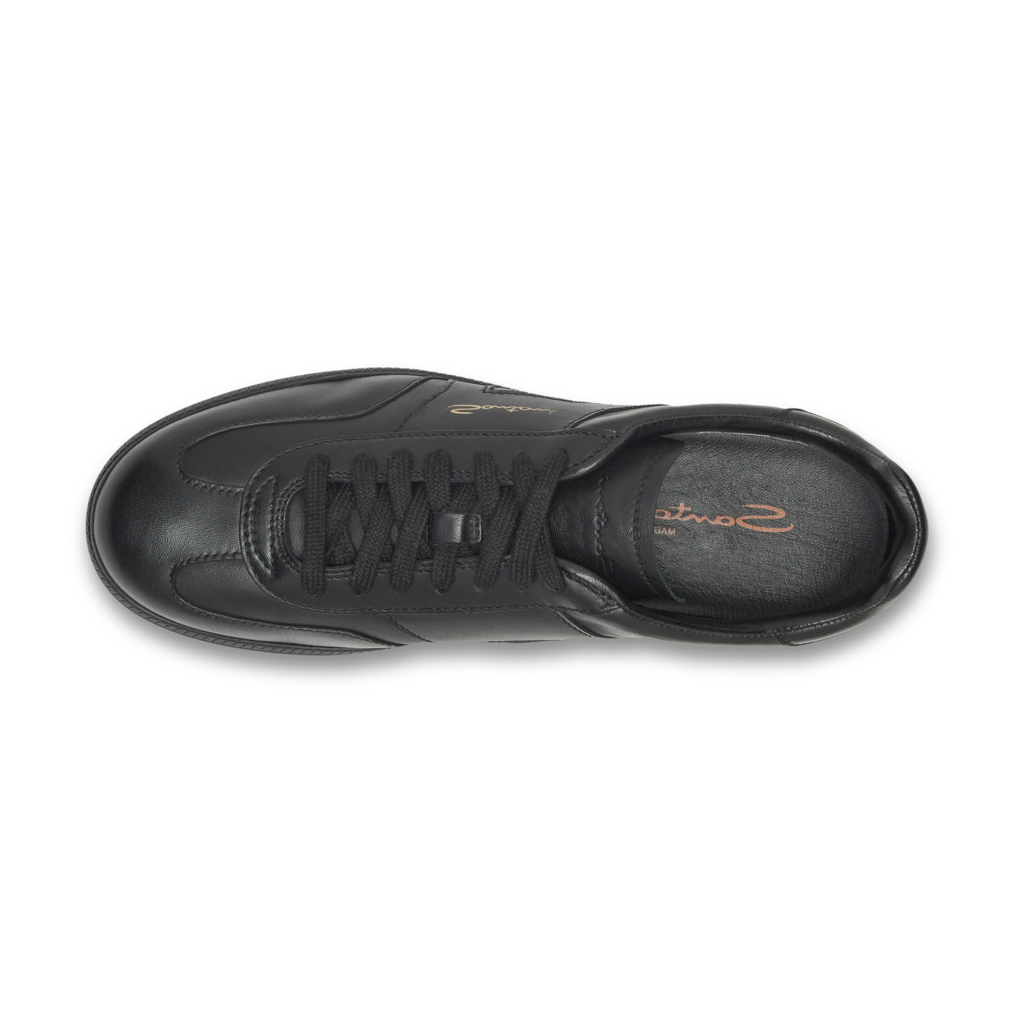 Men's black leather DBS Oly sneaker - 5