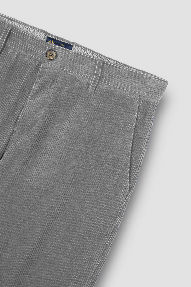 COTTON VELVET AND CASHMERE CHINO PANTS 5