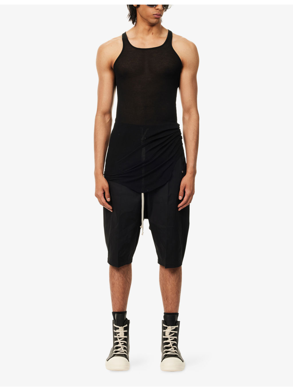 Bela Pods Drawstring Stretch-Cotton Trousers - 2