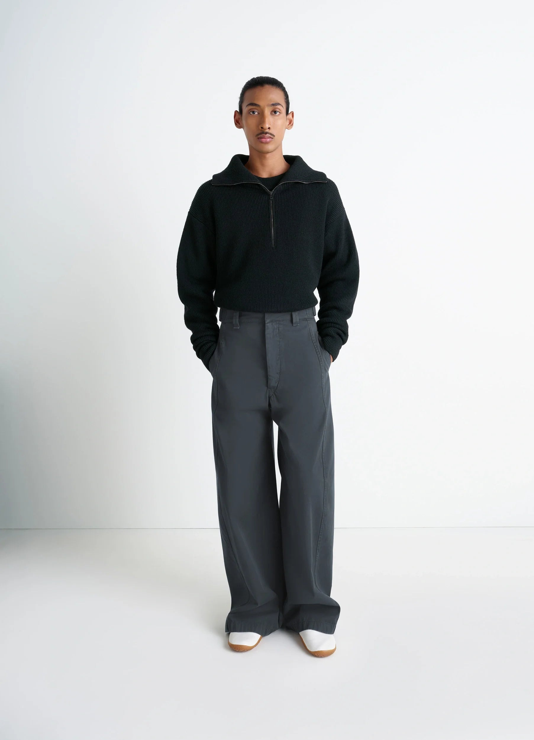 HALF ZIP SWEATER - 4