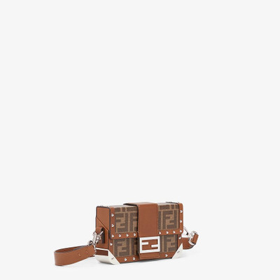 FENDI Brown fabric bag outlook