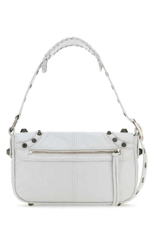 White leather Le Cagole XS DIY Metal crossbody bag - 3