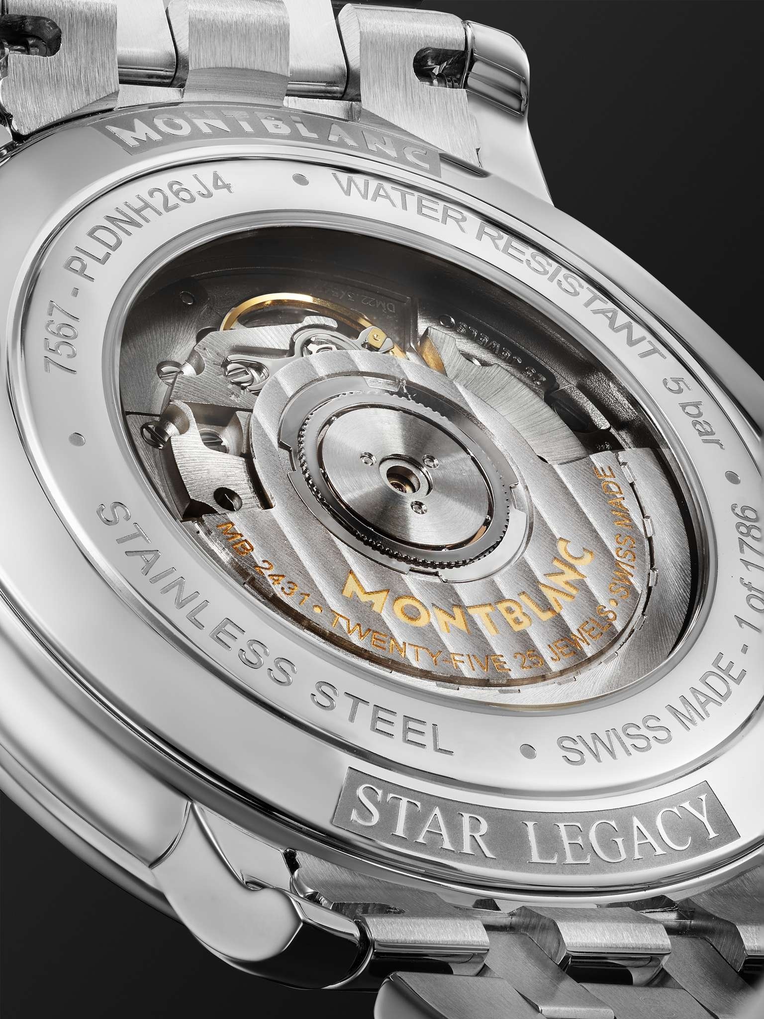 Star Legacy Limited Edition Automatic Moon-Phase 42mm Stainless Steel Watch, Ref. No. MB129631 - 4
