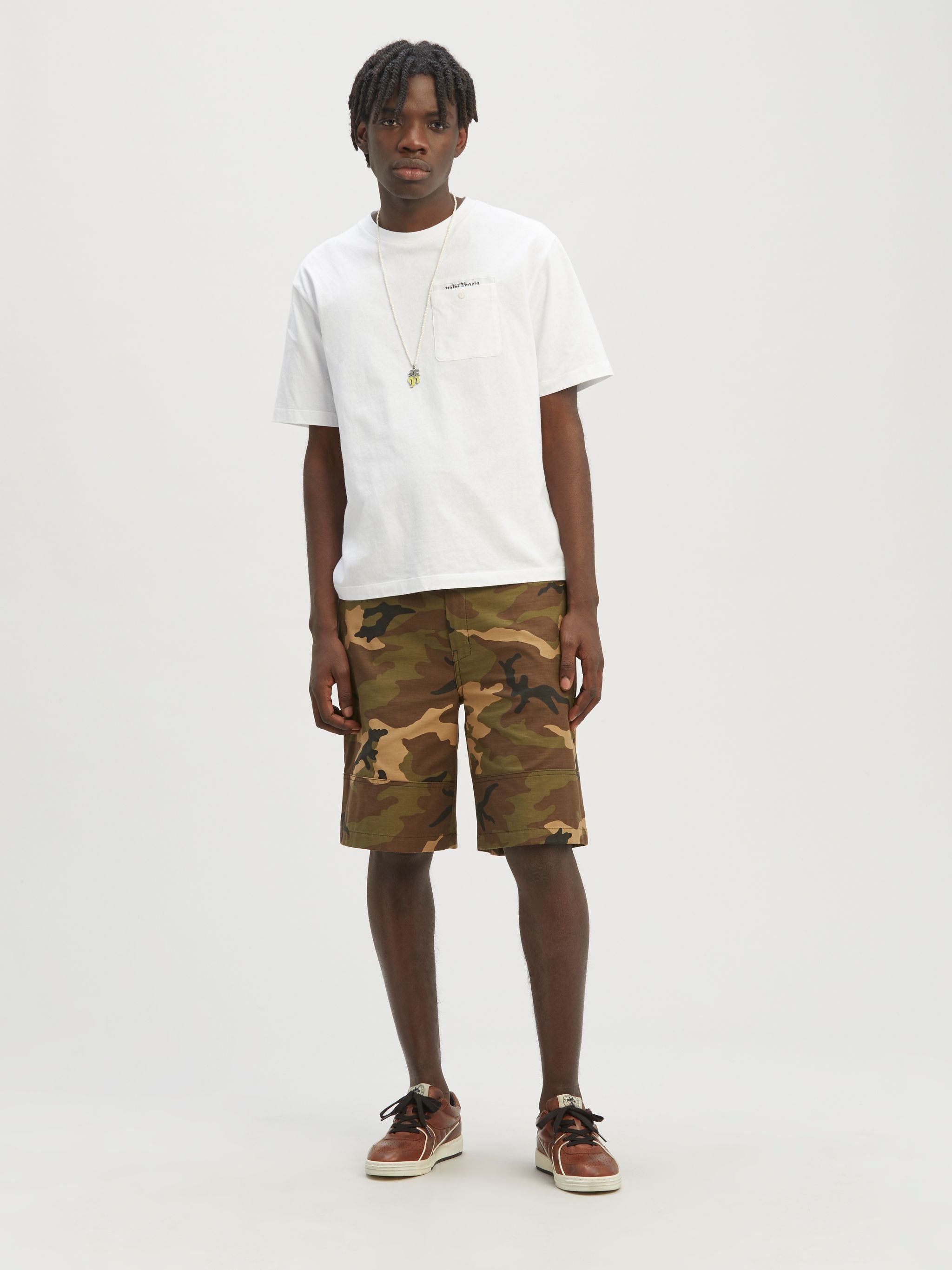 Sartorial Waistband Camo Shorts - 2