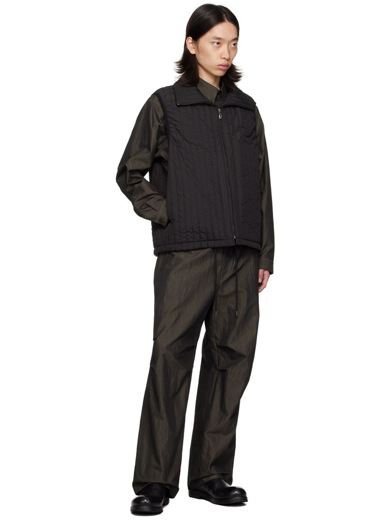 LE17SEPTEMBRE Black Quilted Vest outlook