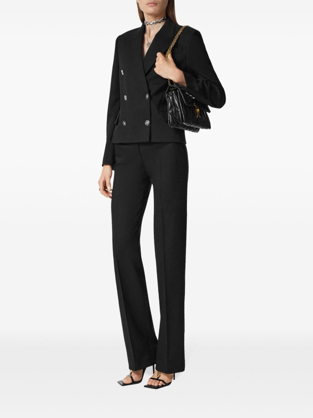 logo-patch trousers - 2
