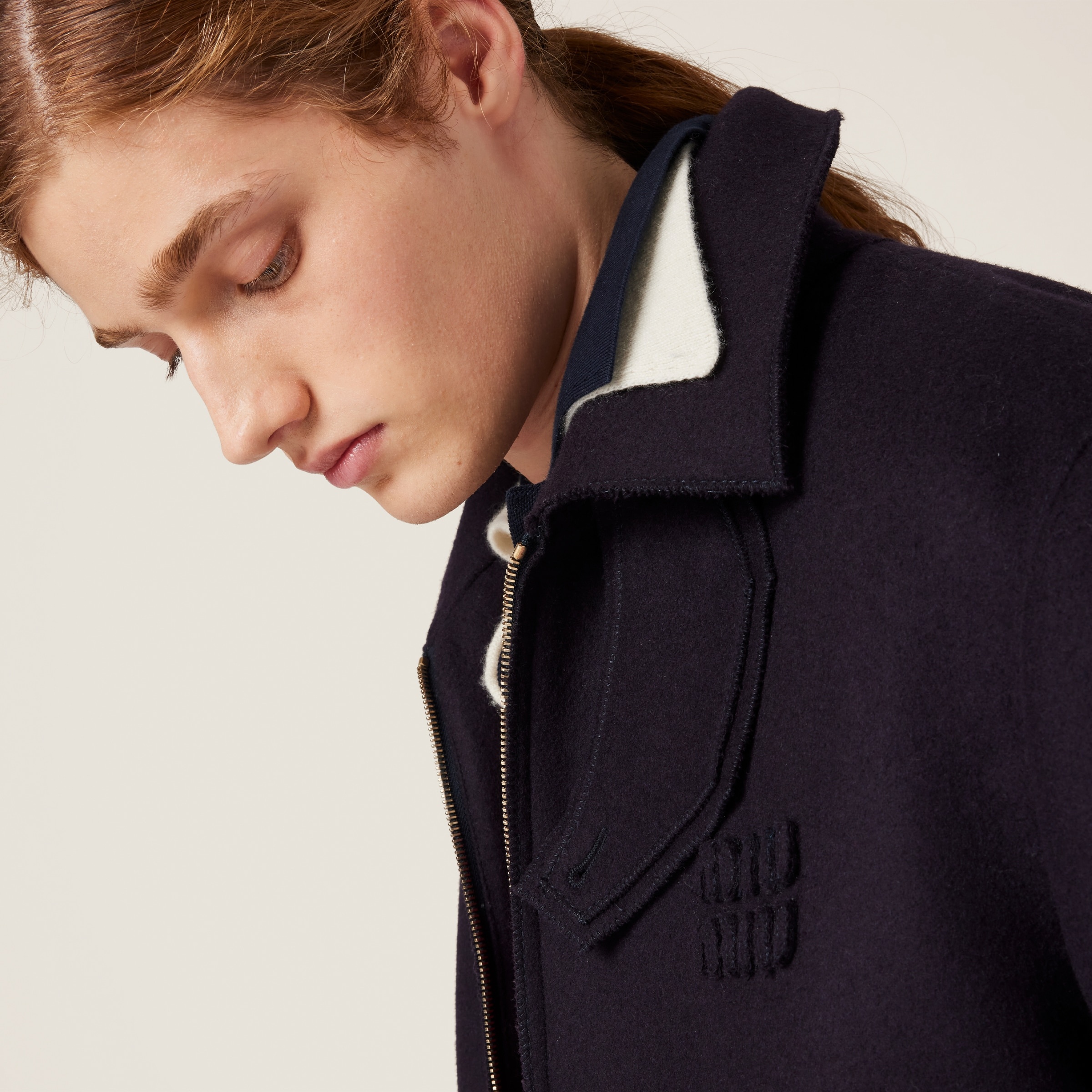 Miu Miu Wool blouson jacket | REVERSIBLE