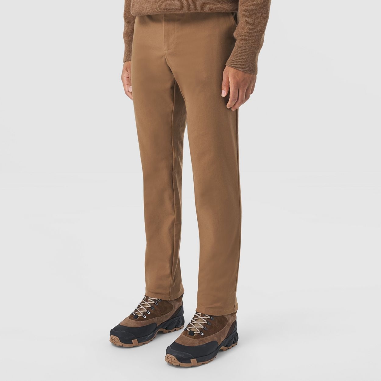 Cotton Cropped Tailored Trousers - 5