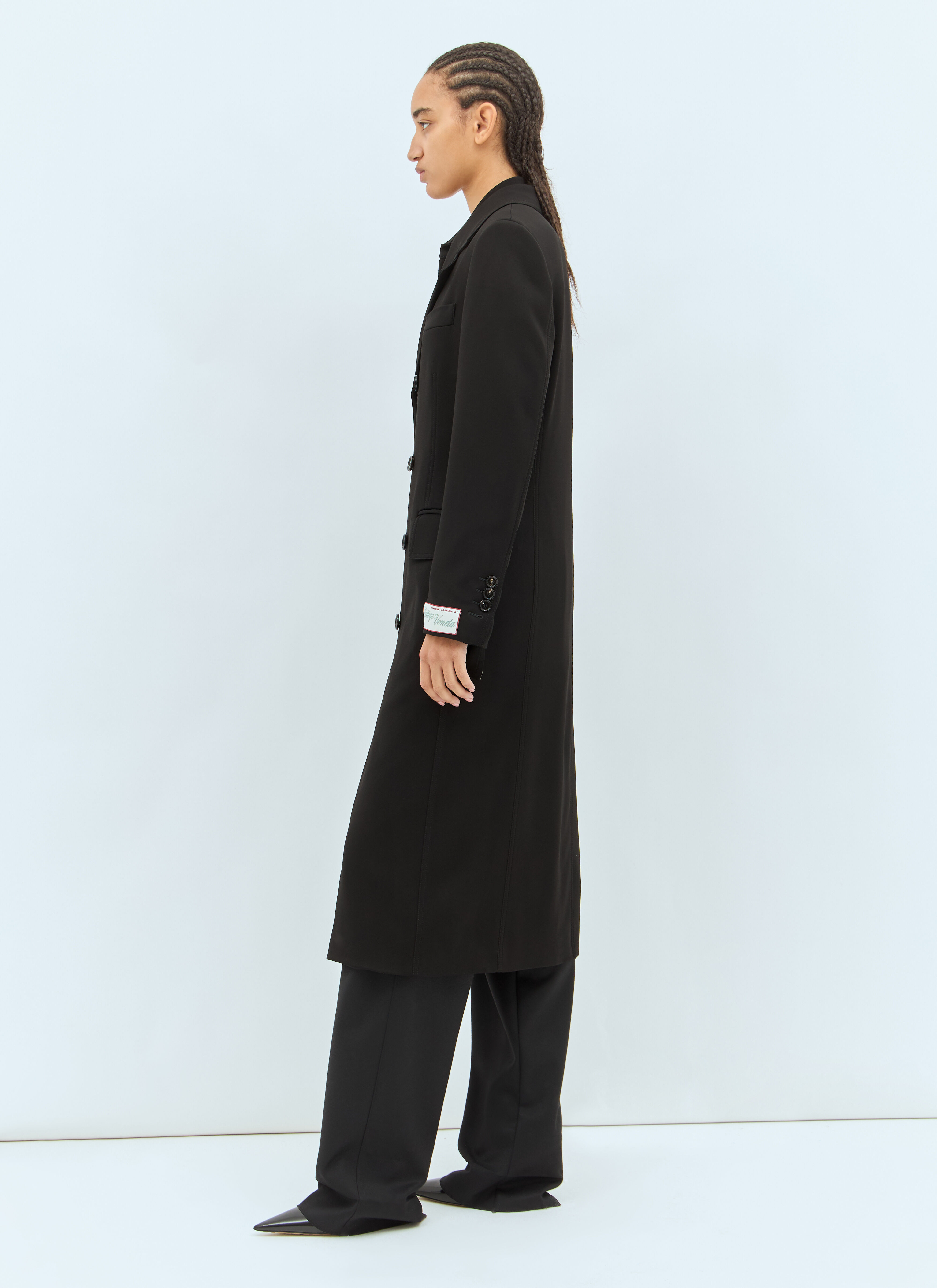 Matt Fluid Viscose Jersey Coat - 3